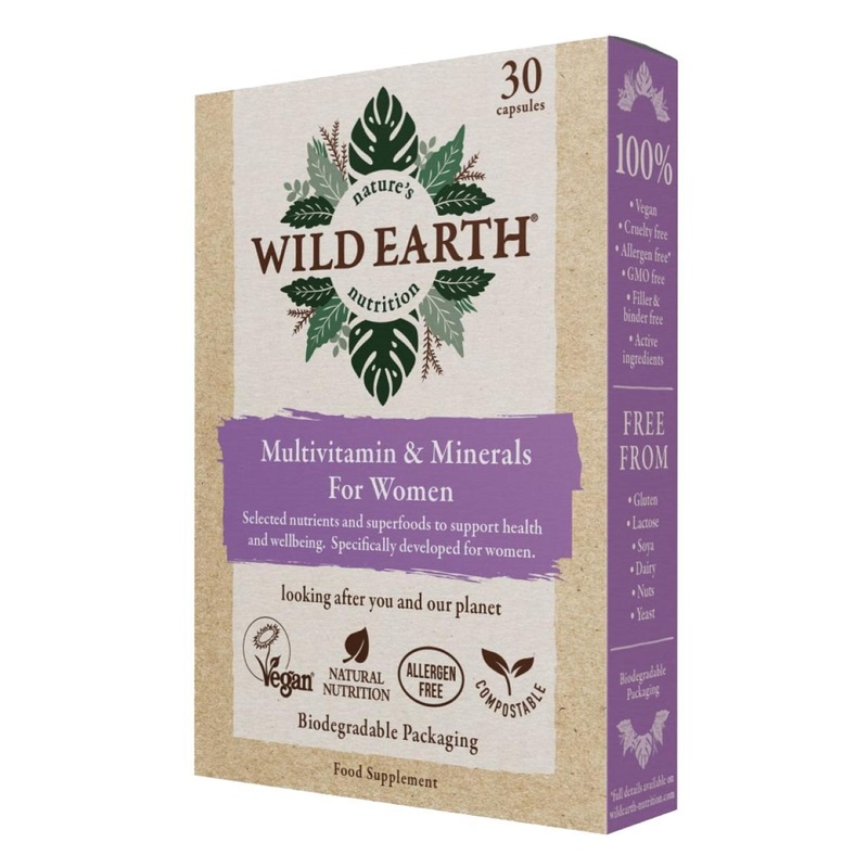 Wild Earth Multivitamins & Minerals for Women 30 per pack