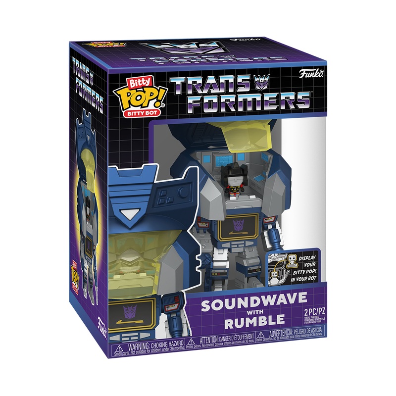 Funko Bitty Pop! Bitty Bot: Soundwave w/ Rumble