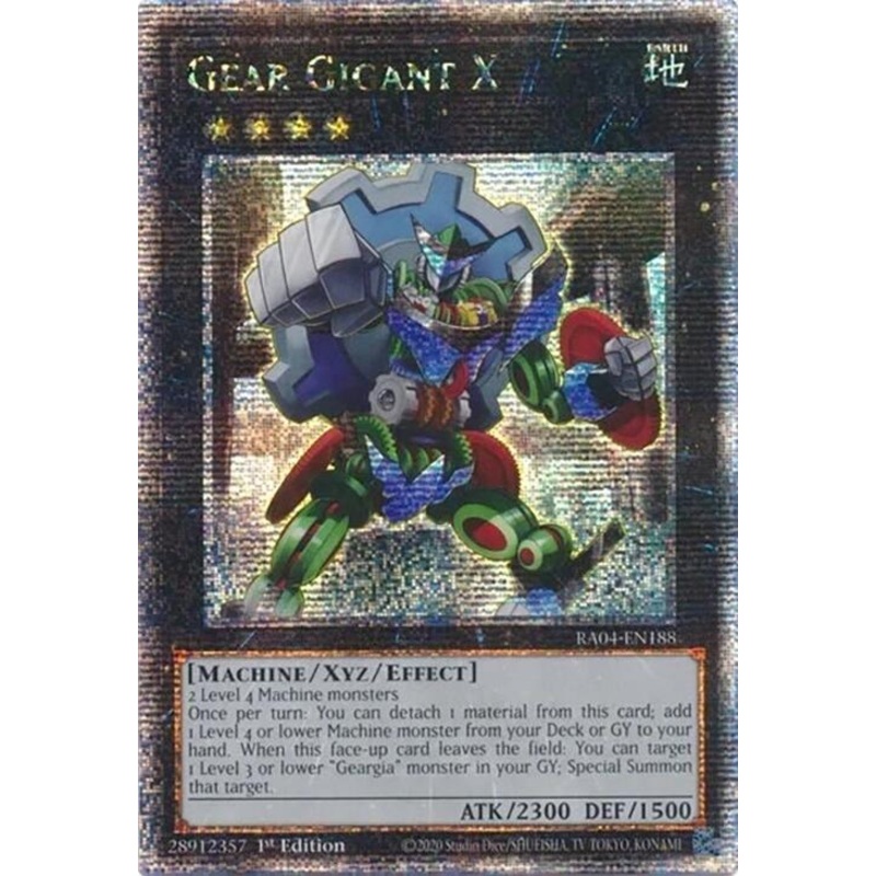 Gear Gigant X (Quarter Century Secret Rare) – Quarter Century Stampede – RA04-EN188