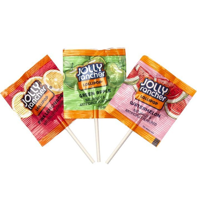 Jolly Rancher Flat Lollipops  Assorted