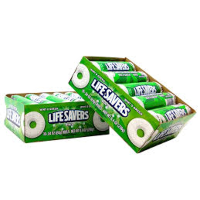 Lifesavers Hard Roll Wint-O-Green .84oz X 20 Units