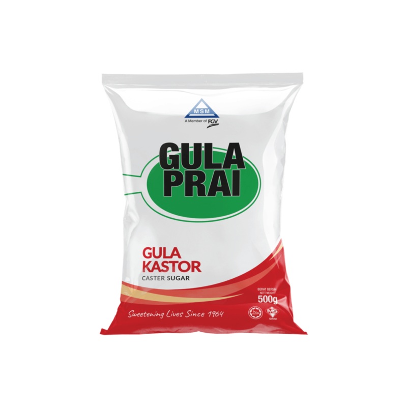 MSM PRAI CASTER SUGAR 500G UNIT