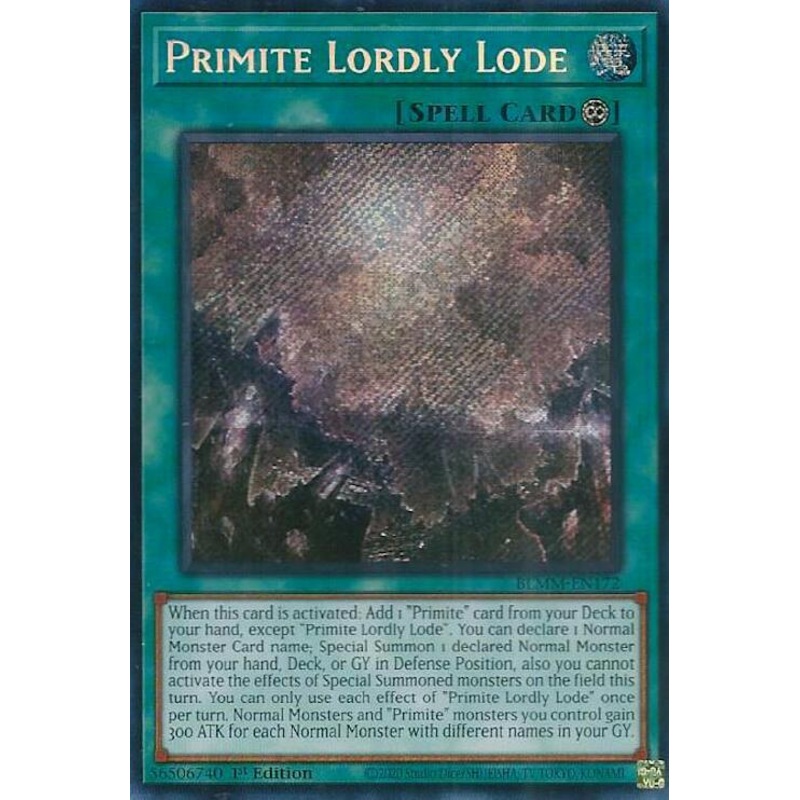 Primite Lordly Lode (1st Edition) – Battles of Legend: Monster Mayhem – BLMM-EN172