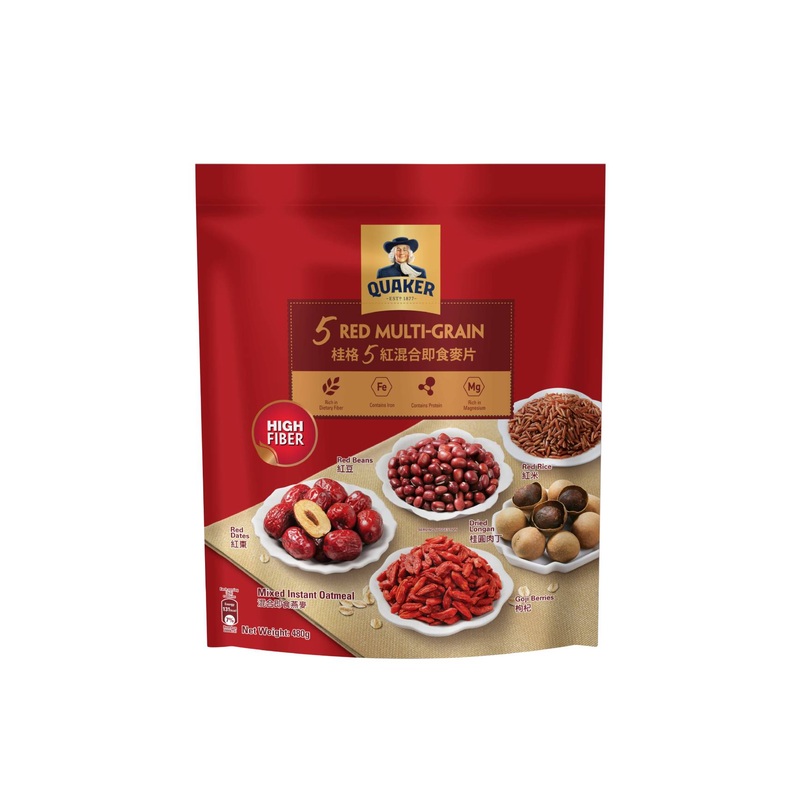 QUAKER FIVE RED MULTIGRAIN 480G