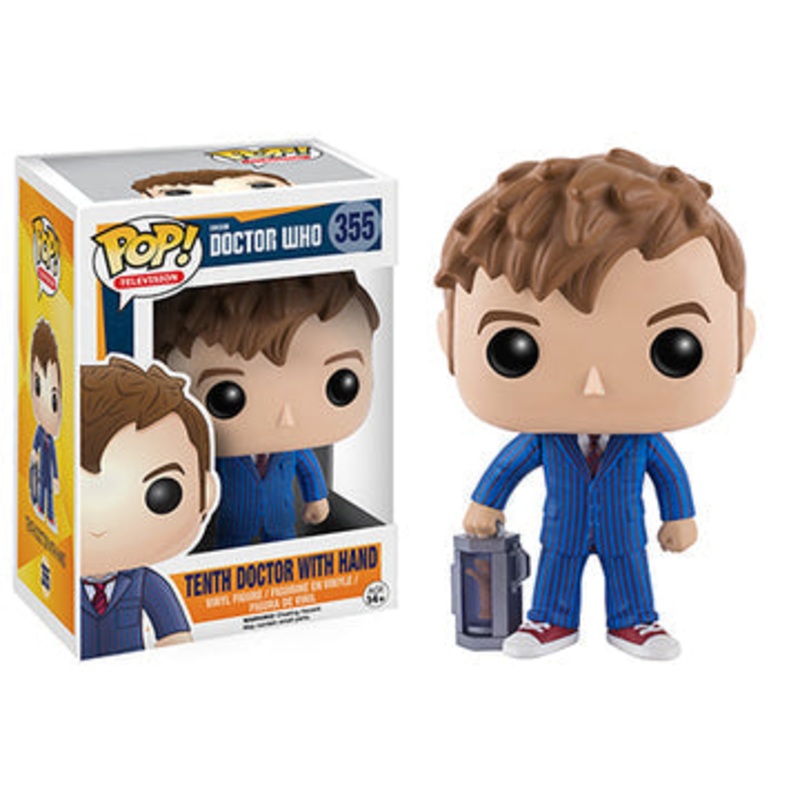 (Damaged Box) Funko Pop! Television: Doctor Who – Tenth Doctor (w/ Hand) #355