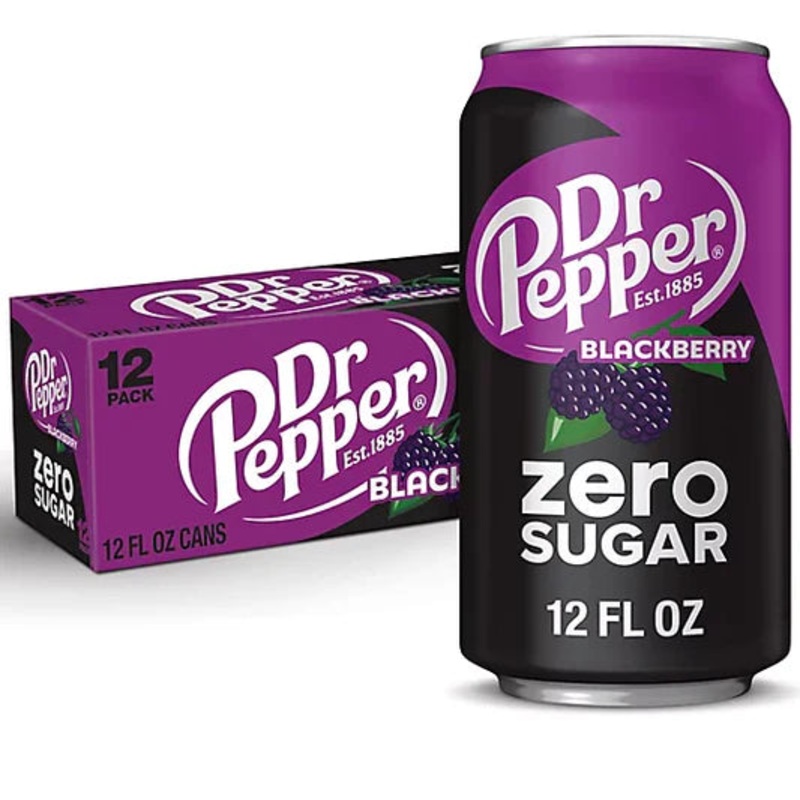 Dr Pepper Blackberry Zero Sugar 12 x 355ml