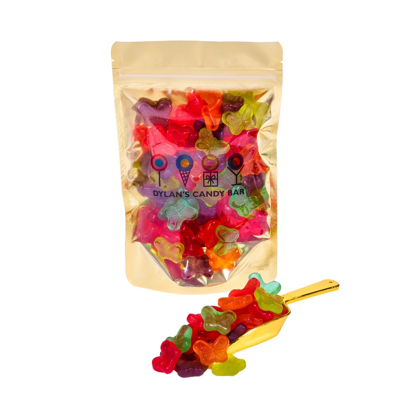 Fruity Mini Rainbow Gummy Butterflies Bulk Bag