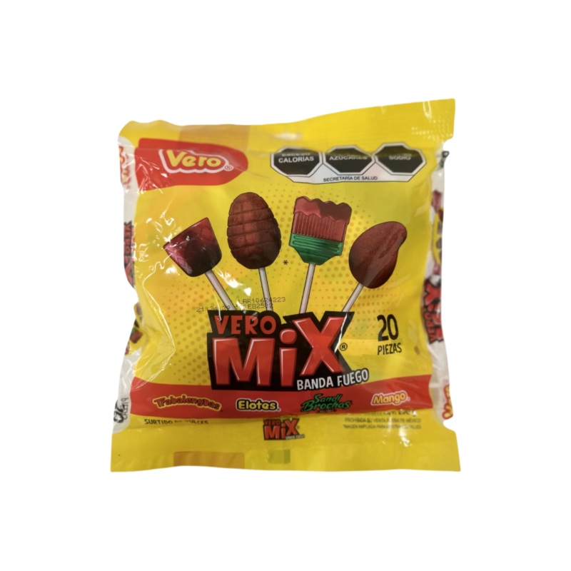 Vero Mix Paleta Banda Fuego 20ct