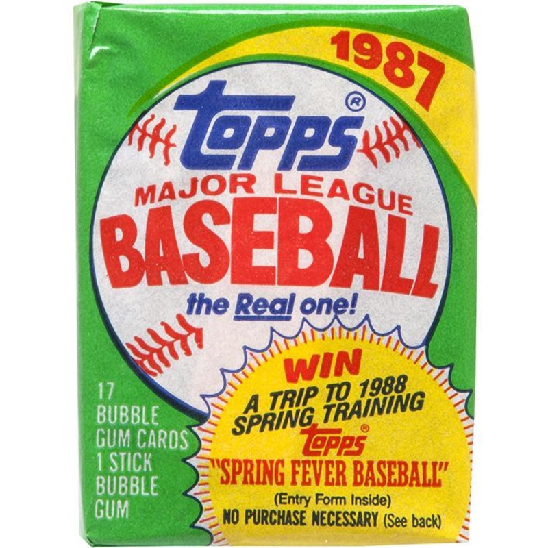 1987 Topps Major League Baseball Trading Cards