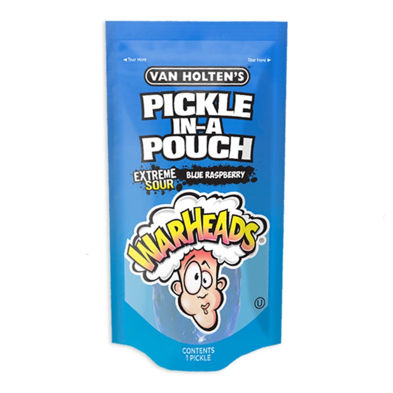 Van Holten’s Warheads Extreme Sour Blue Raspberry X 12 Units