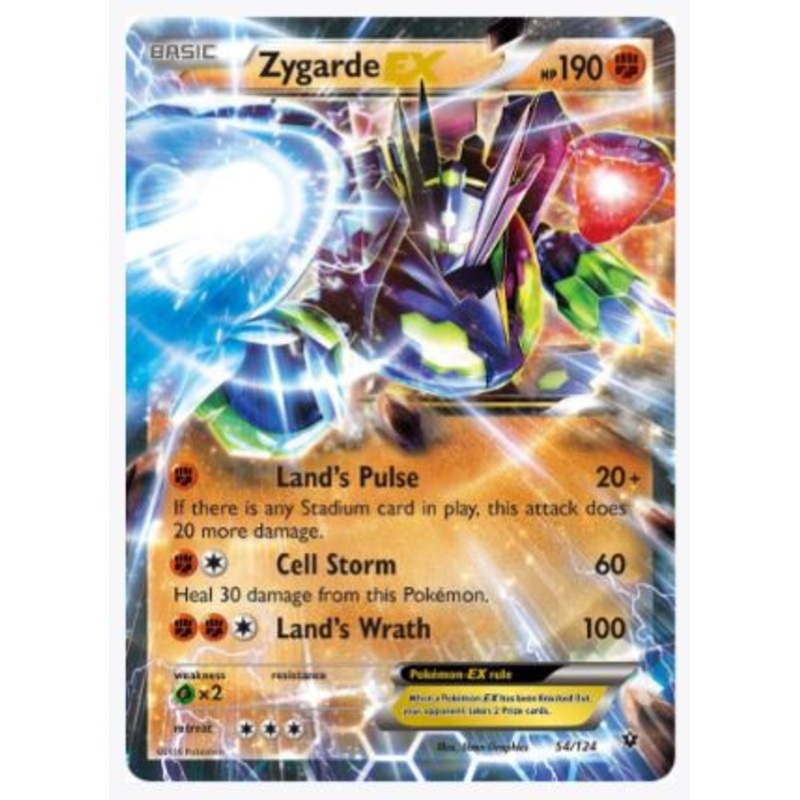 Zygarde EX XY – Fates Collide # 54/124