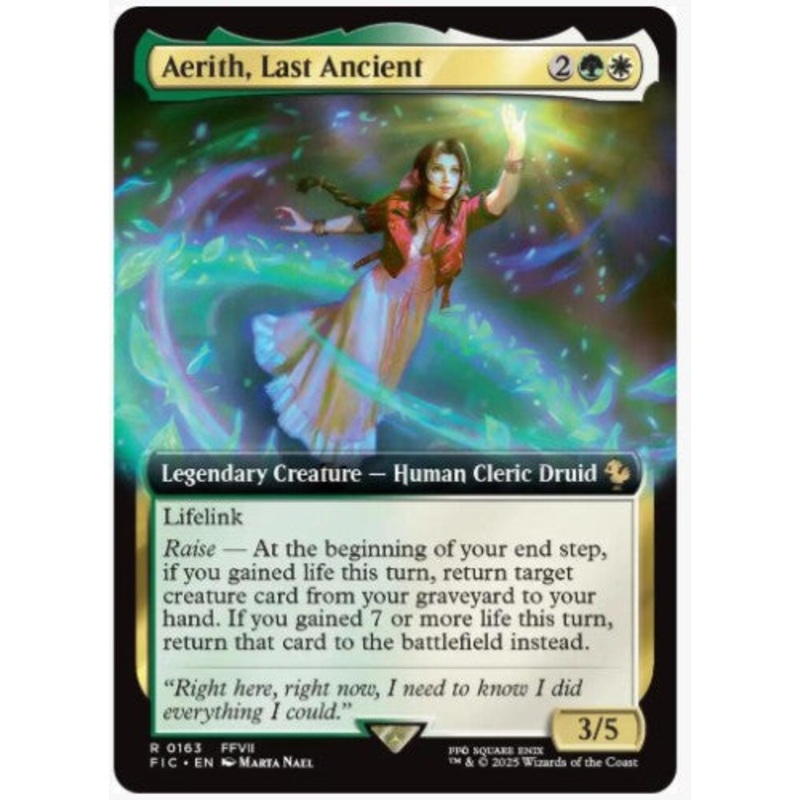 Aerith, Last Ancient (Extended Art) – Commander: Final Fantasy – #0163