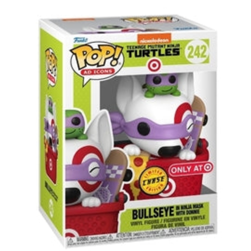 Funko Pop! Ad Icons – Target – TMNT- Bullseye in Ninja Mask w/Donnie (Chase) #242