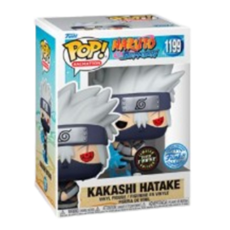 Funko Pop! Animation: Naruto Shippuden – Young Kakashi Hatake (Glow in the Dark Chase) (Sharingan) (Special Edition Funko) #1199