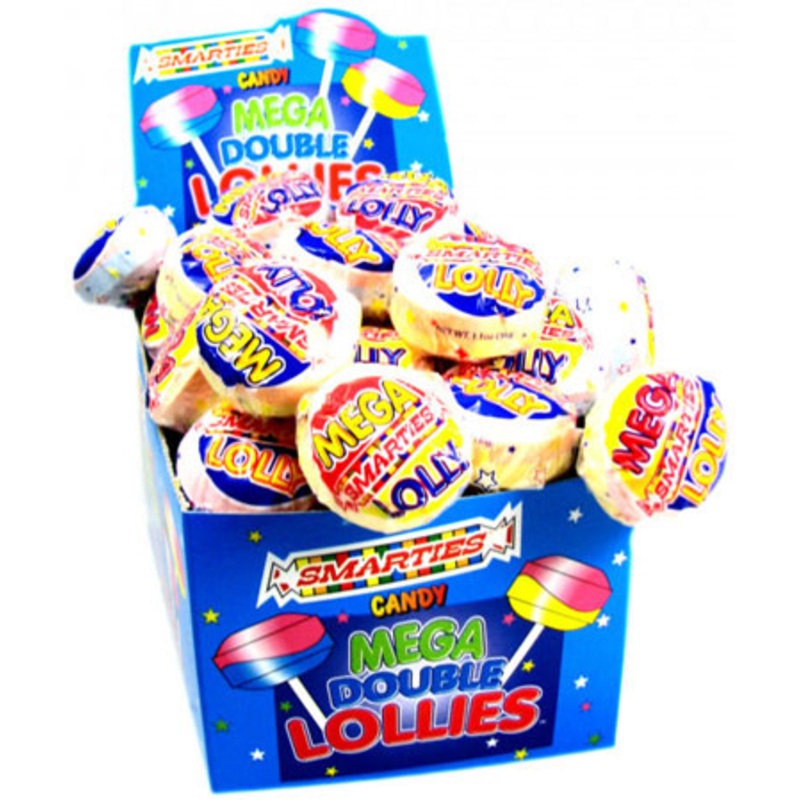 Mega Smarties Pops – Wrapped 24ct