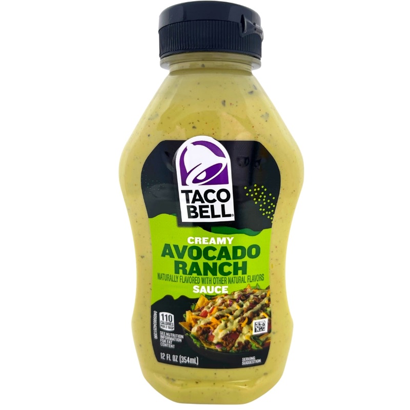 Taco Bell Creamy Avocado Ranch Sauce – 12oz