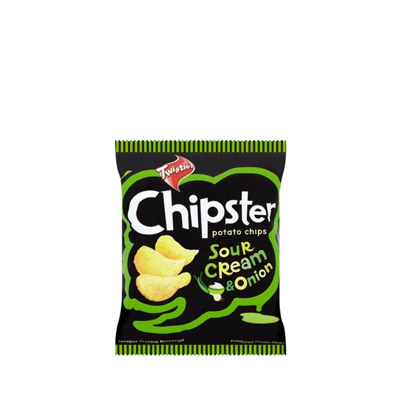 TWISTIES CHIPSTER SOUR & CREAM 60G UNIT