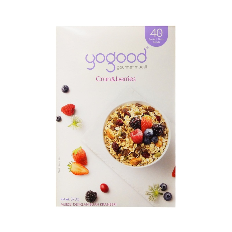 YOGOOD G/MUESLI CRANBERRY & BERRIES 350G UNIT