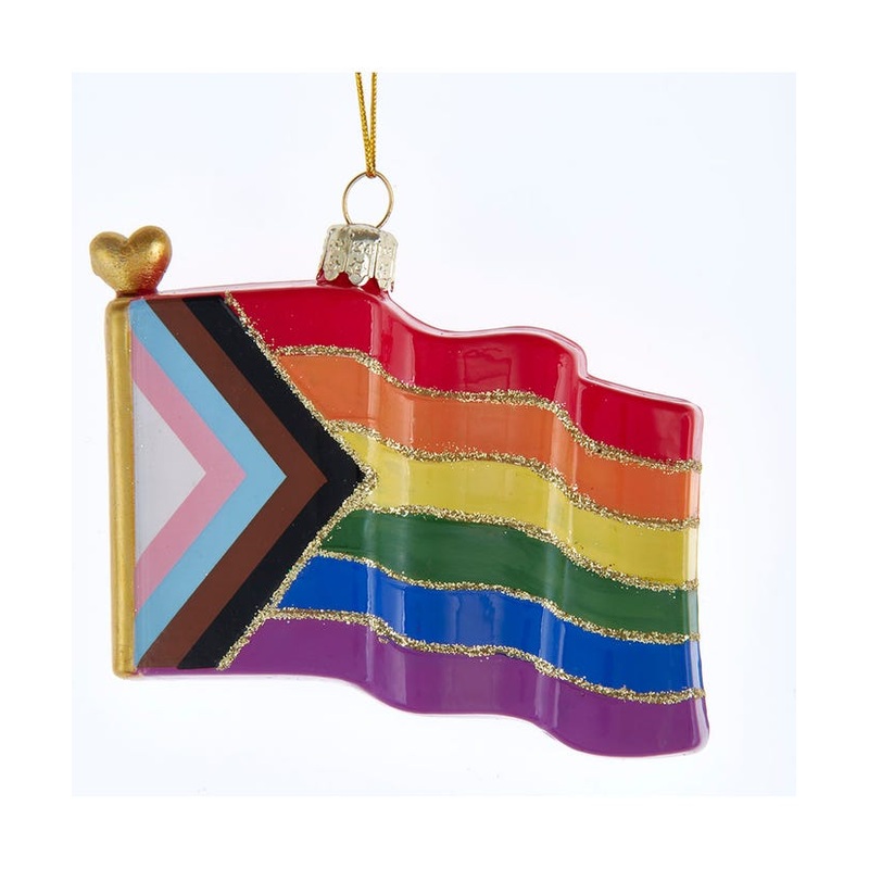 Noble Gem Progress Pride Flag Ornament