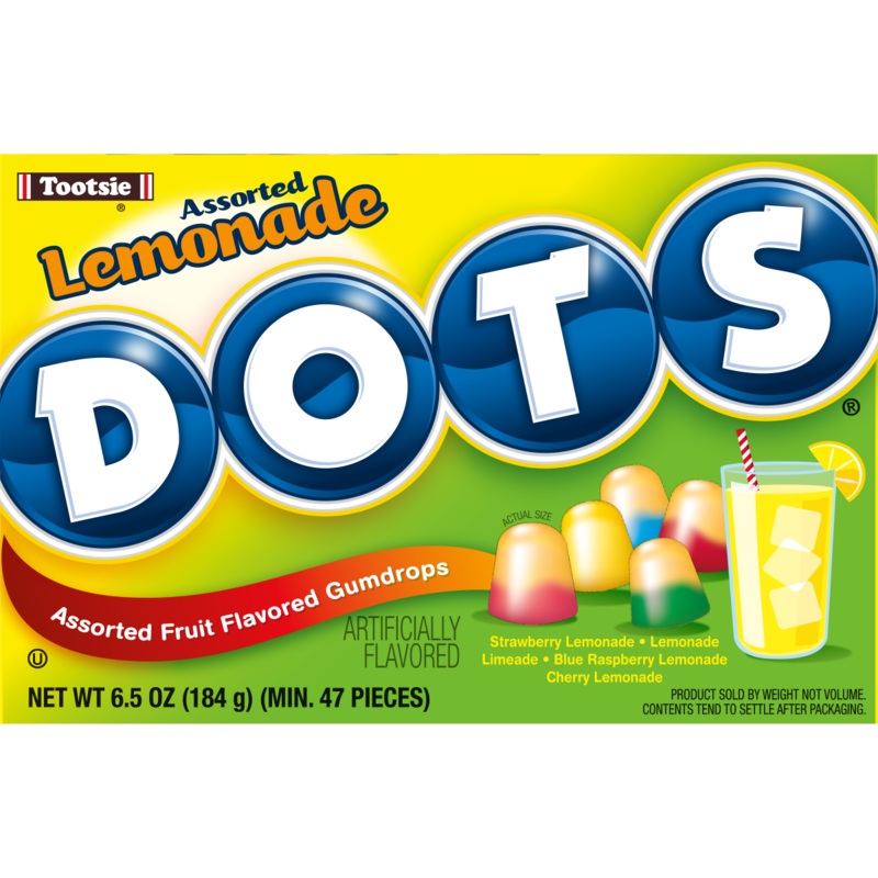 Dots Assorted lemonade 6.5oz box or 12ct case 6.5oz box
