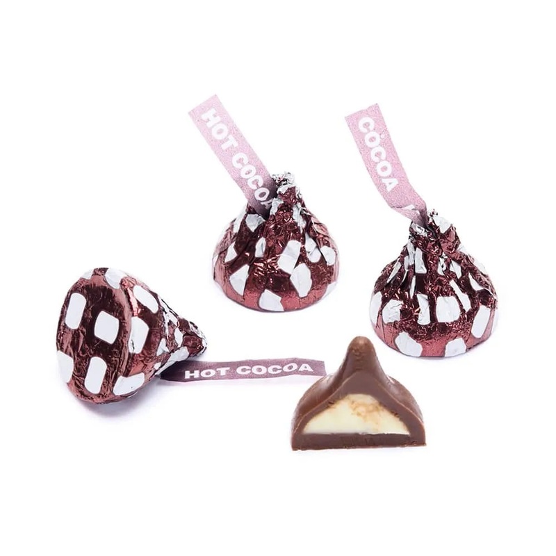 Hershey’s Kisses Hot Cocoa Milk Chocolates with Marshmallow Creme: 9-Ounce Bag