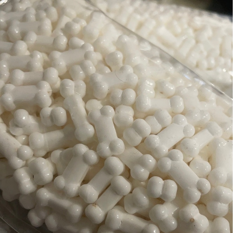 Miniature Candy White BONES 1lb. 1 lb