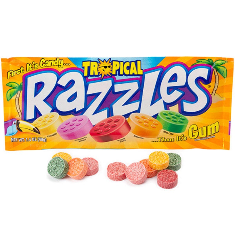 Razzles Tropical Pouch 24 Units
