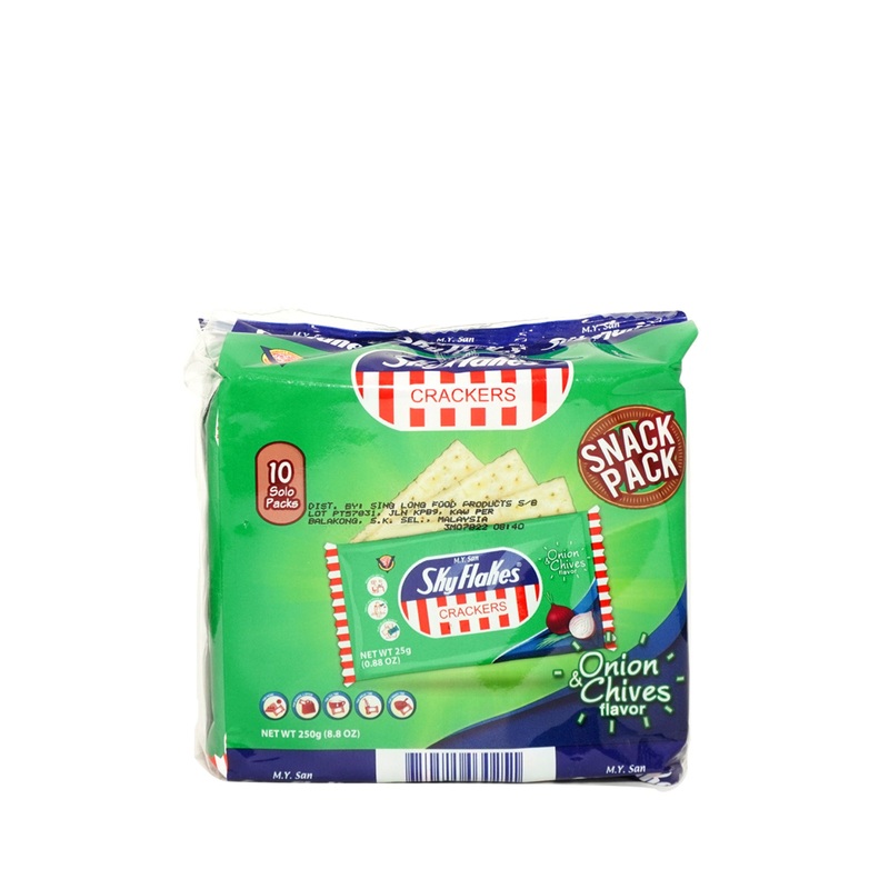 SKY FLAKES SINGLES ONION & CHIVES 8X25G UNIT