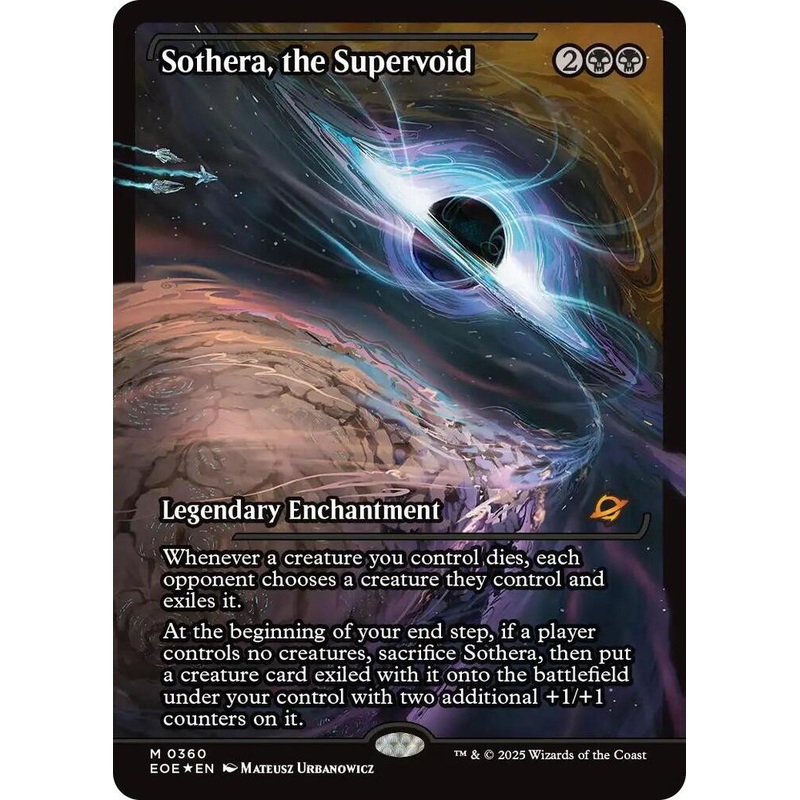 Sothera, the Supervoid (Showcase) (Foil) – Edge of Eternities – #0360