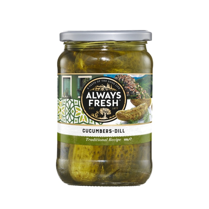 ALWAYS FRESH ORIGINAL DILL CUCUMBER 680G UNIT