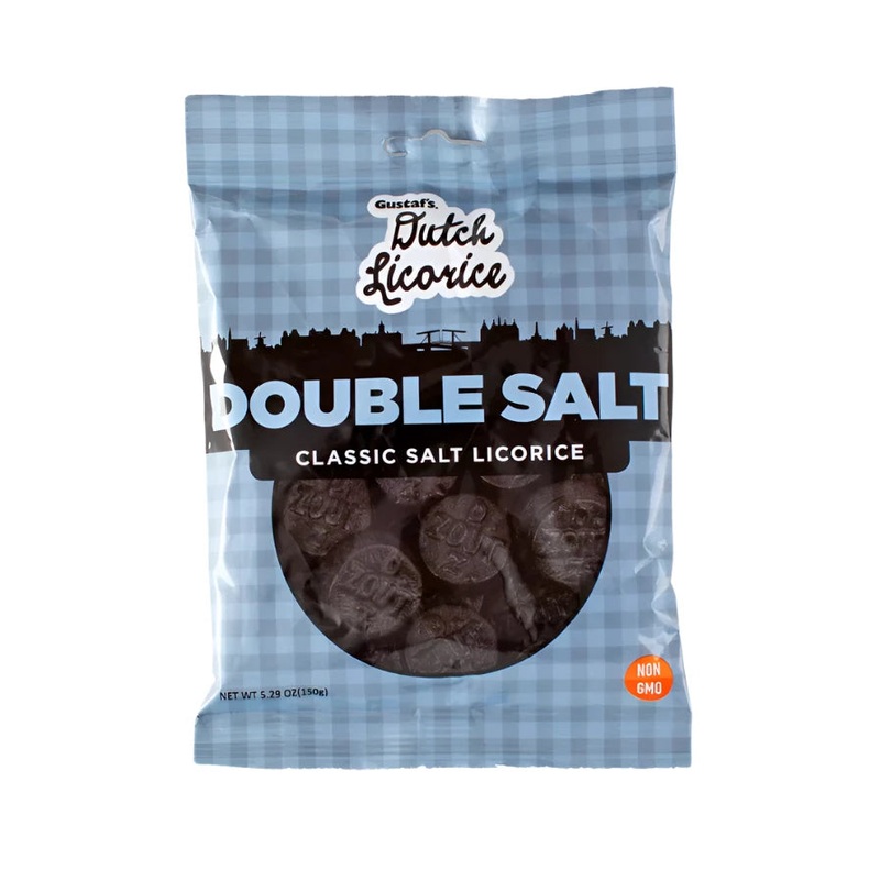 Gustaf’s Dutch Licorice Double Salt 5.29oz bag