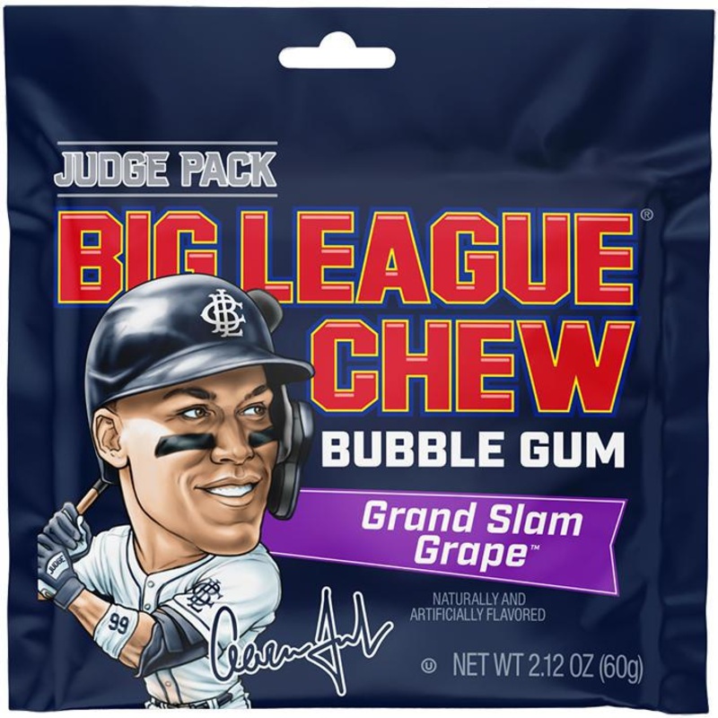 Big League Chew  Grand Slam Grape  Aaron Judge Pack