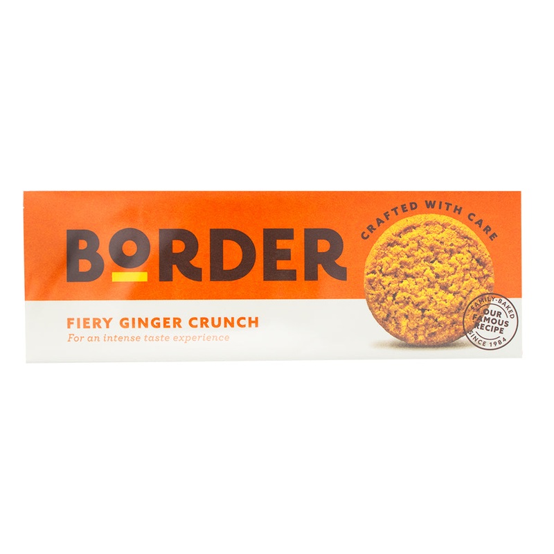 Border Fiery Ginger Crunch Cookie (UK) – 135g