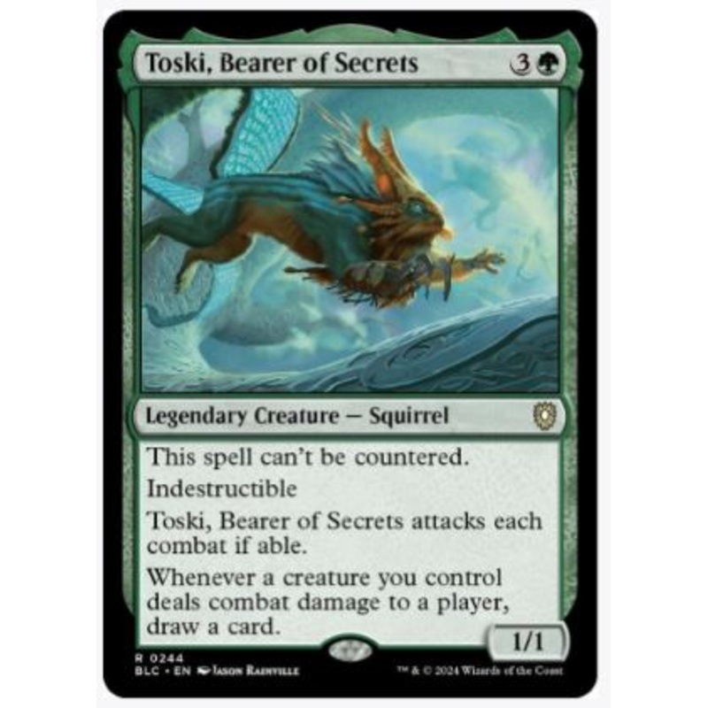 Toski, Bearer of Secrets – Commander: Bloomburrow – #0244