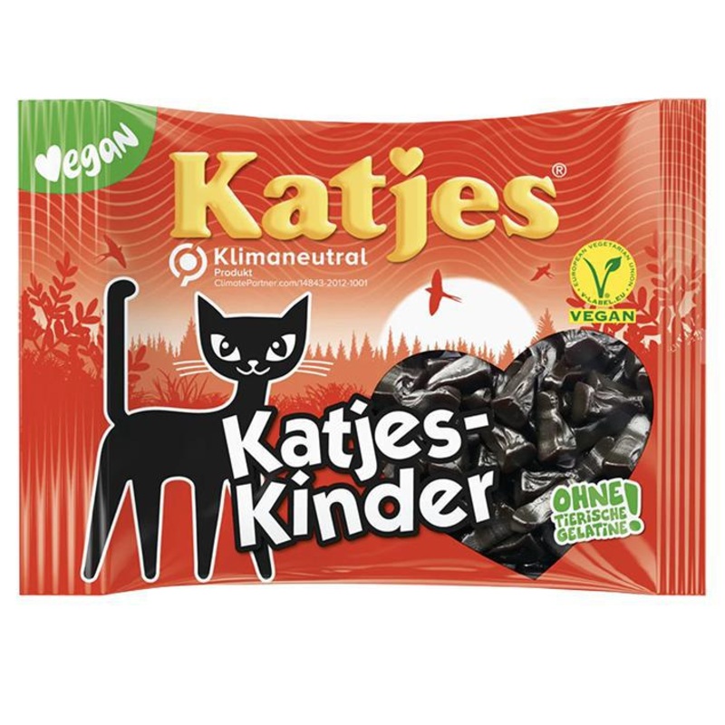 Katjes Katjes-Kinder (Black Licorice Cats)  Vegan