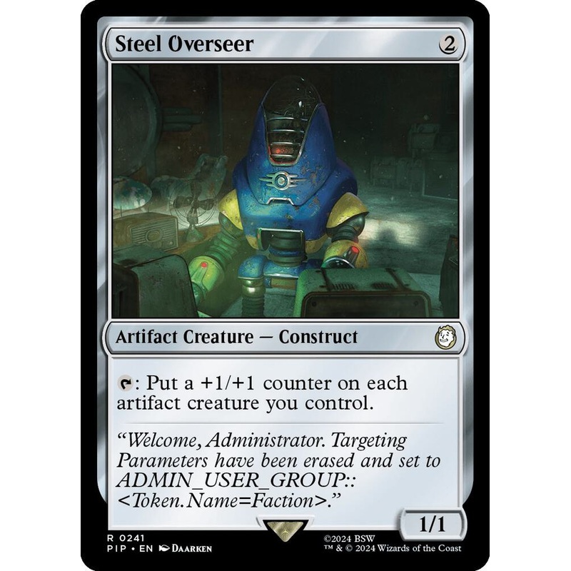 Steel Overseer (Foil) – Universes Beyond: Fallout #0241