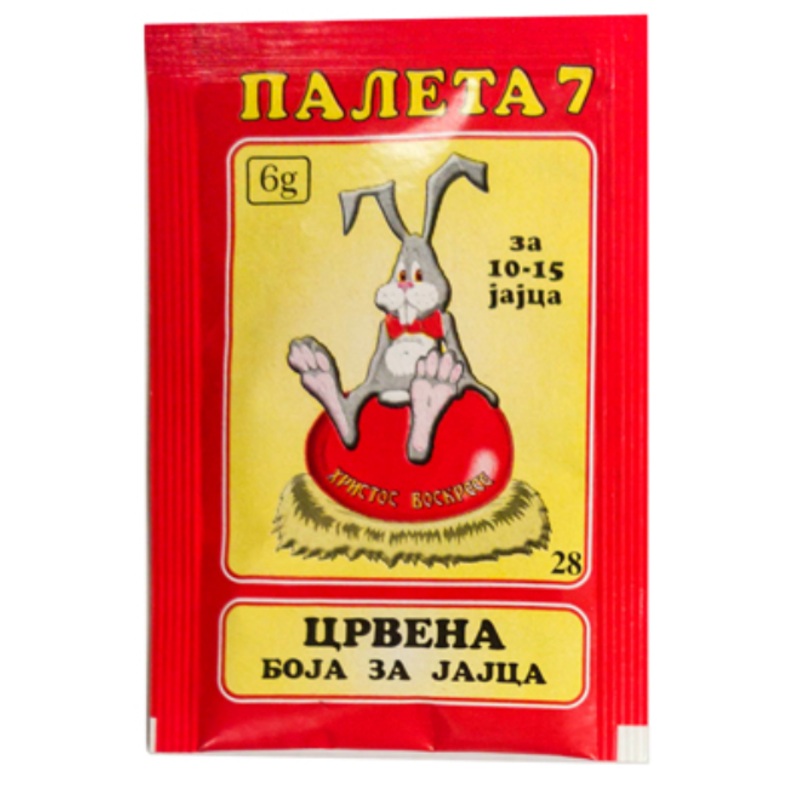 Egg Dye, Red (Paleta7) 1 pack