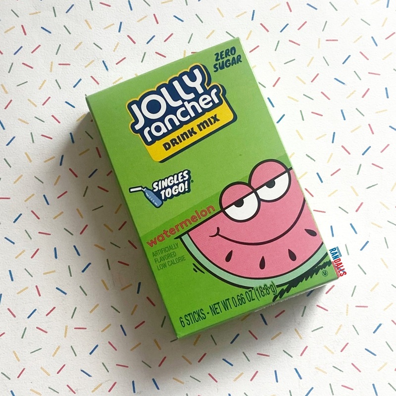 JOLLY RANCHER WATERMELON DRINK MIX SINGLES TO GO SACHET X6 (USA)