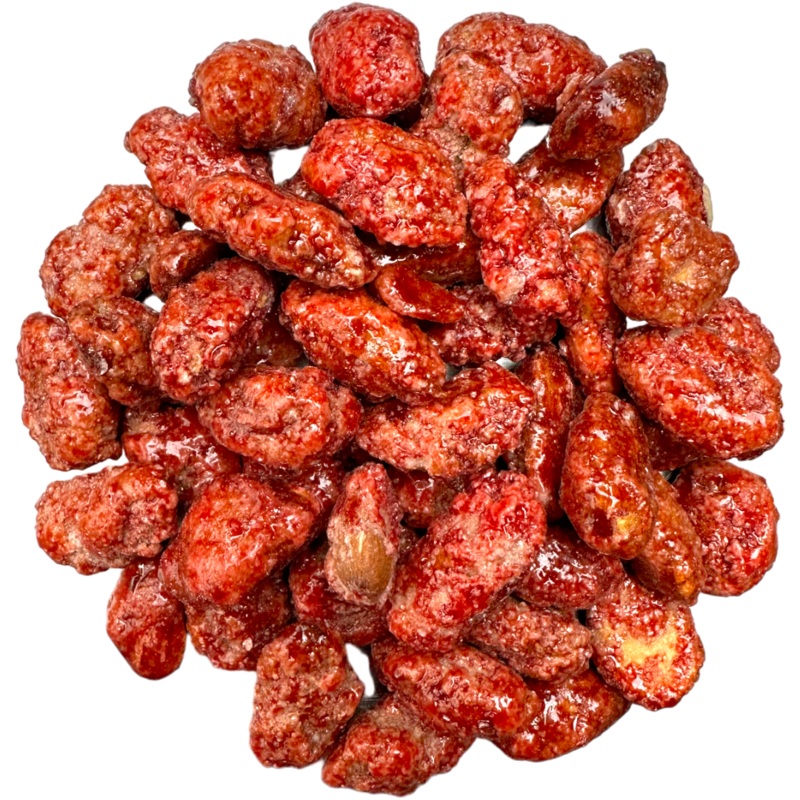 Pomegranate Flavoured Premium Handmade Caramelised Roasted Almonds – 2.82oz (80g)