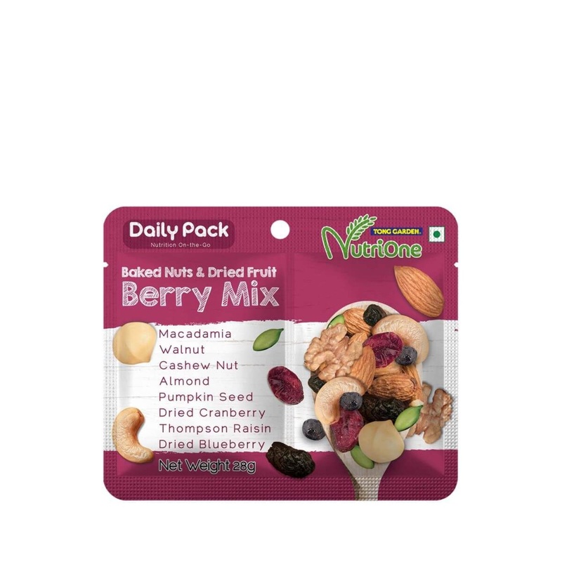 TG BAKED NUTS & DRIED FRUIT BERRY MIX 28G