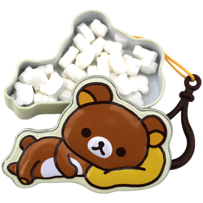 Boston America Rilakkuma Lazy Day Marshmallow Hard Candy Tin – 0.7oz (20g)