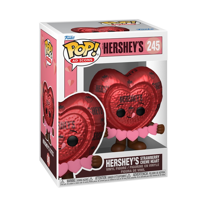 Funko Pop Ad Icons: Hershey’s – Hershey’s Strawberry Creme Heart #245