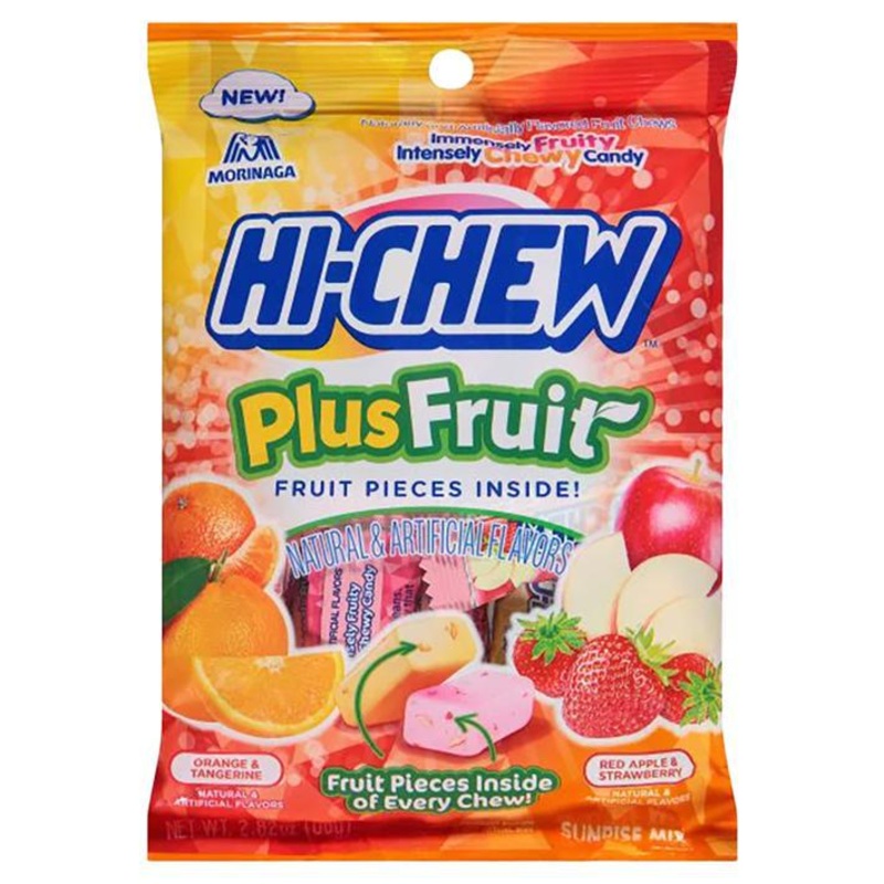 Hi-Chew Plus Fruit Mix  3.82oz Bag