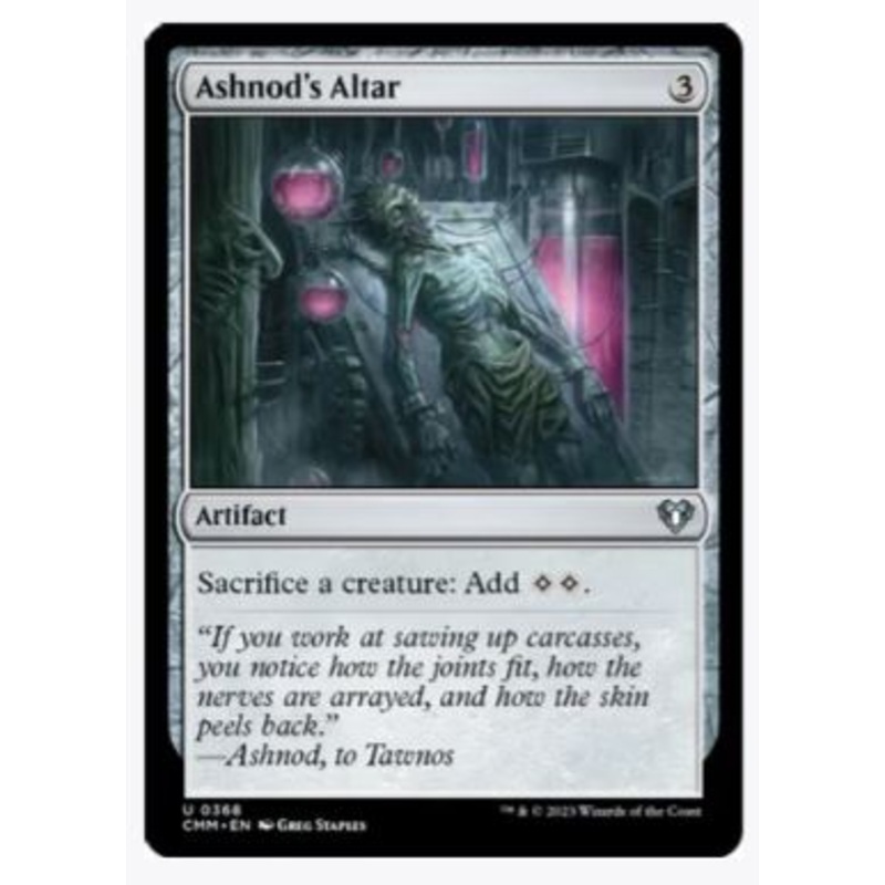Ashnod’s Altar – (Foil) Commander Masters – #0368