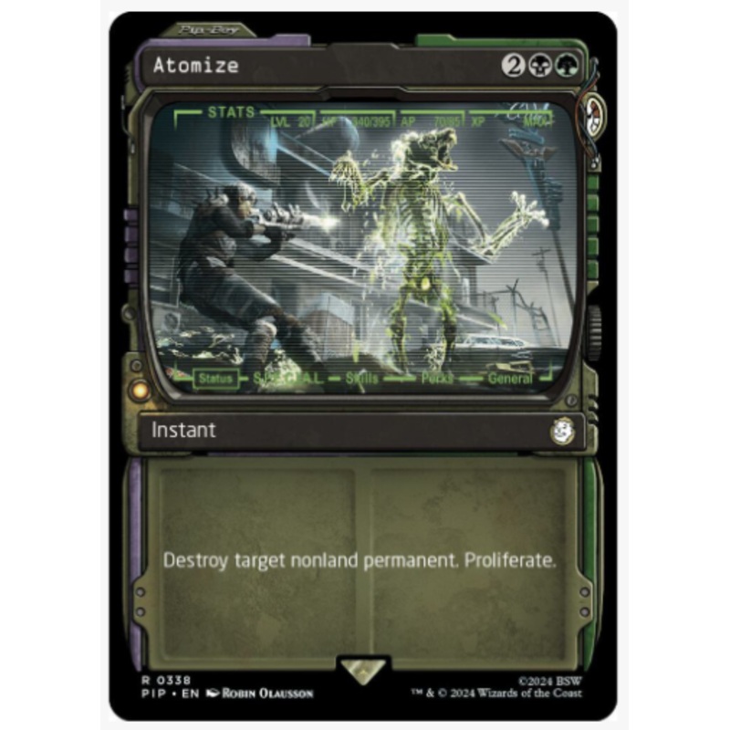 Atomize (Showcase) (Foil) – Universes Beyond: Fallout #0338