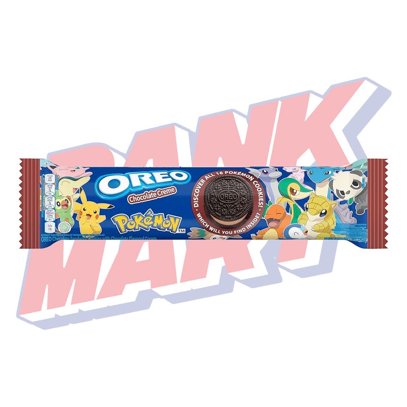 Oreo Pokemon Chocolate Creme – 119.6g (Indonesia)