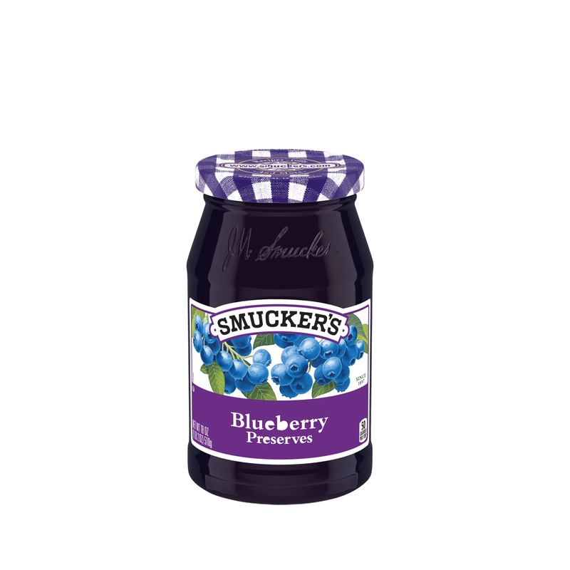 SMUCKERS BLUEBERRY PRESERVES JAM 12OZ