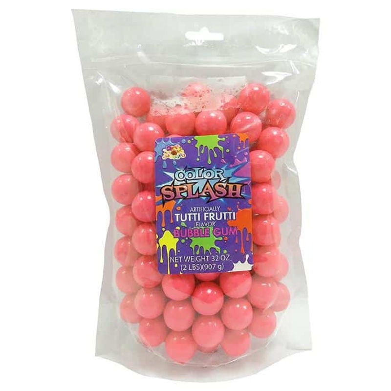 Color Splash Gumballs  Bright Pink