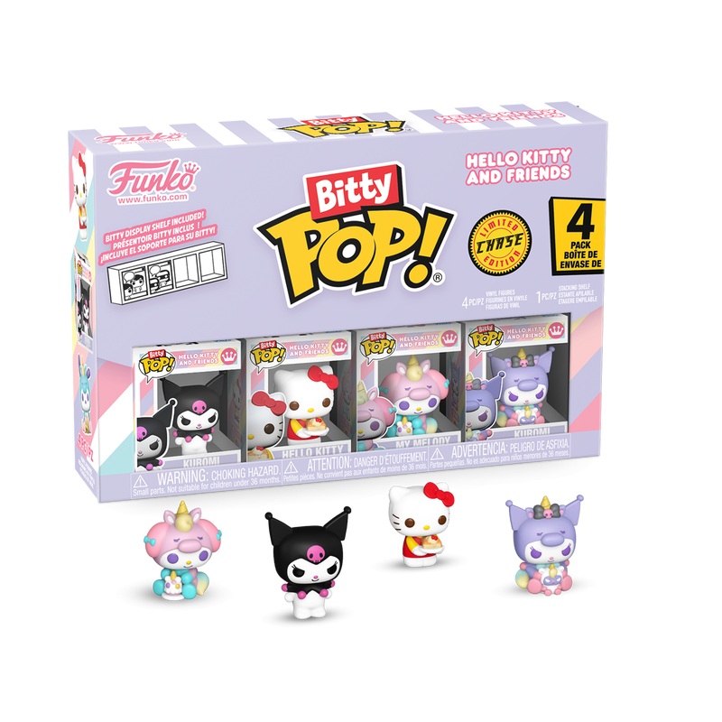 Funko Pop! Bitty Pops: Hello Kitty & Friends – Kuromi 4pk