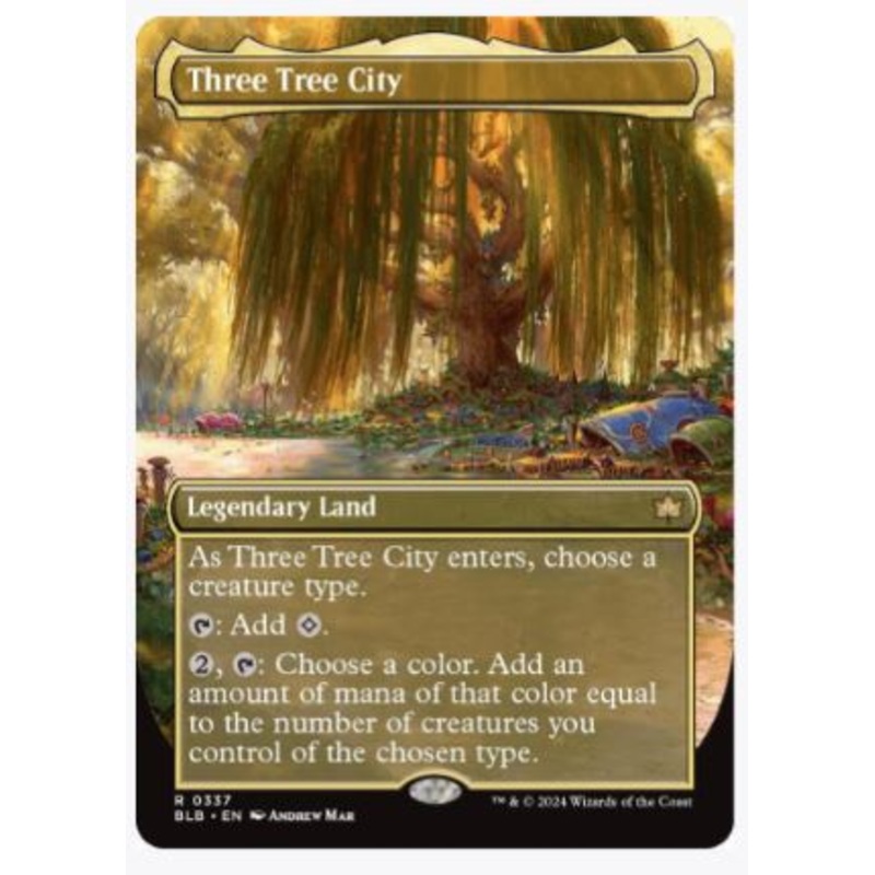 Three Tree City (Borderless) (0337) – Bloomburrow – #0337